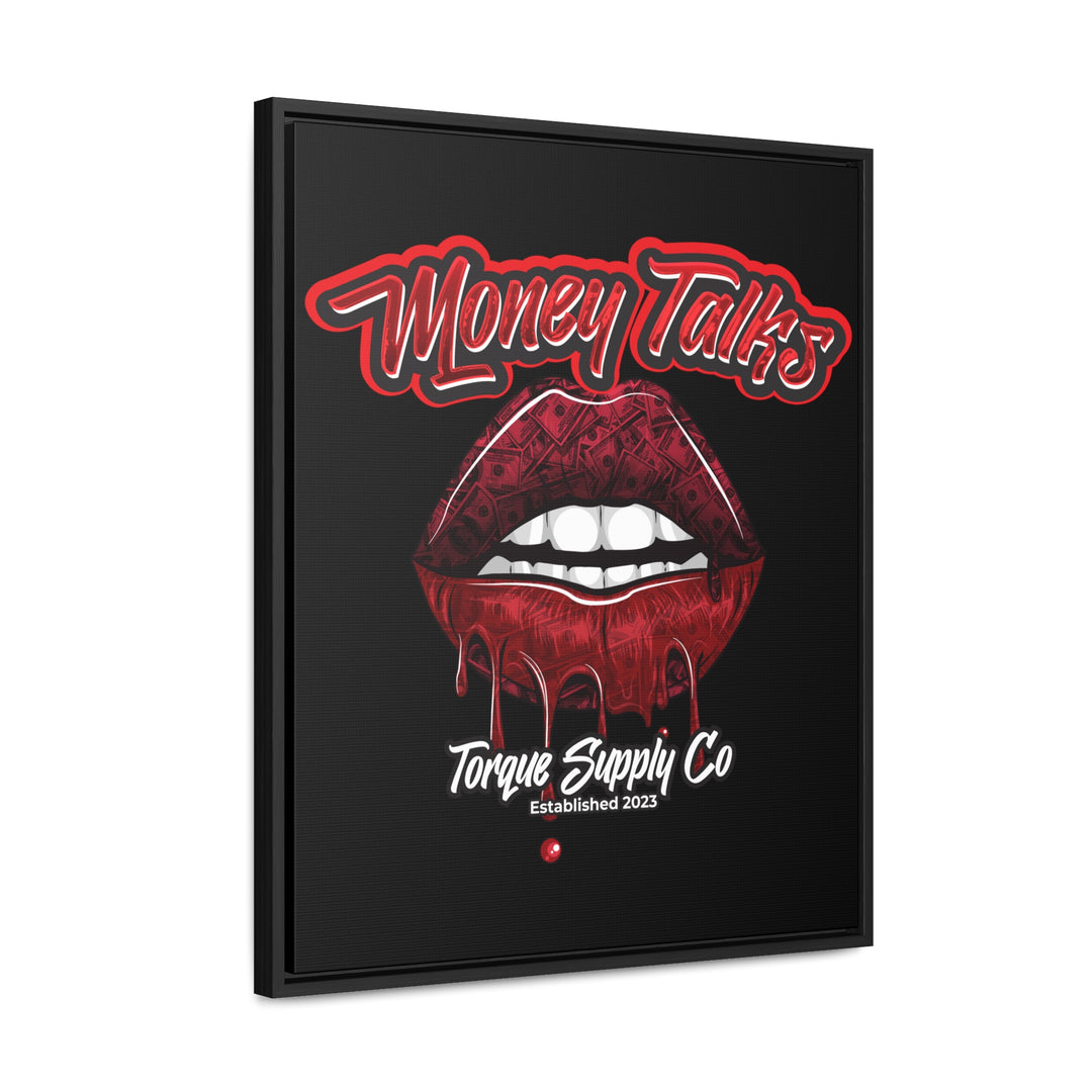 Money Talks Wall Canvas - Torque Supply Co