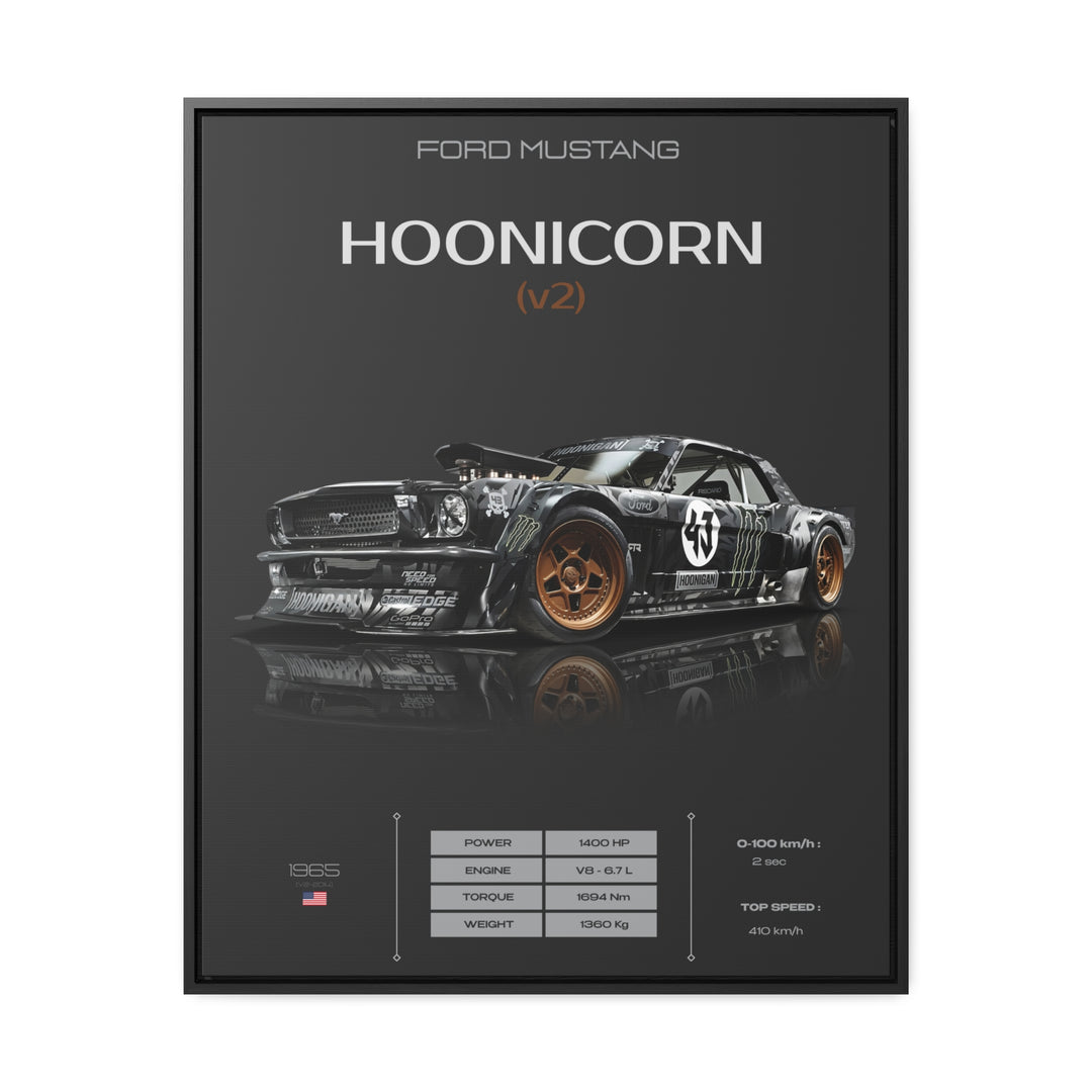 Hoonigan Mustang Canvas - Torque Supply Co