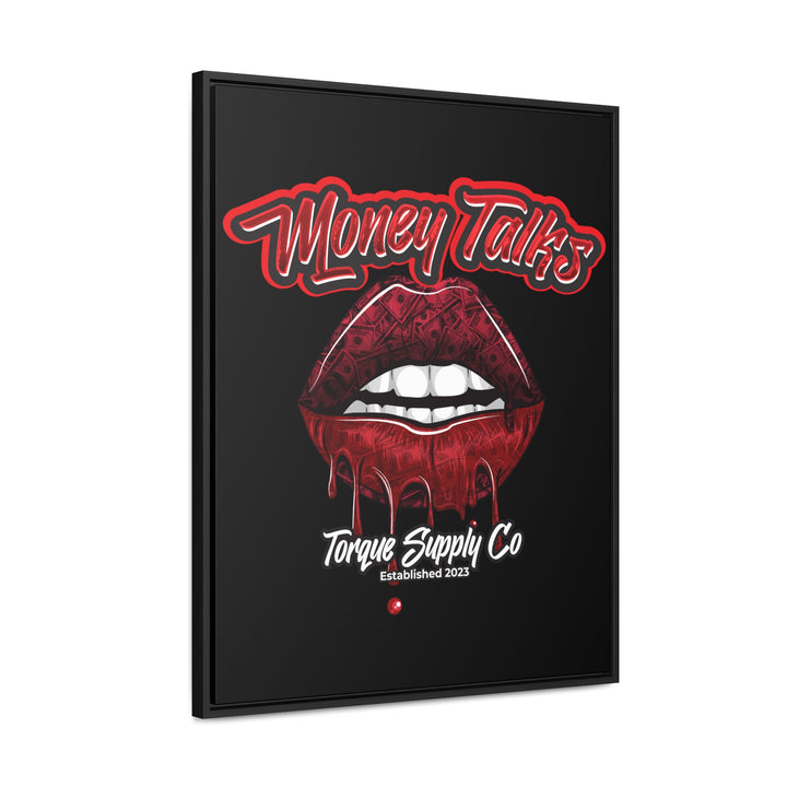 Money Talks Wall Canvas - Torque Supply Co