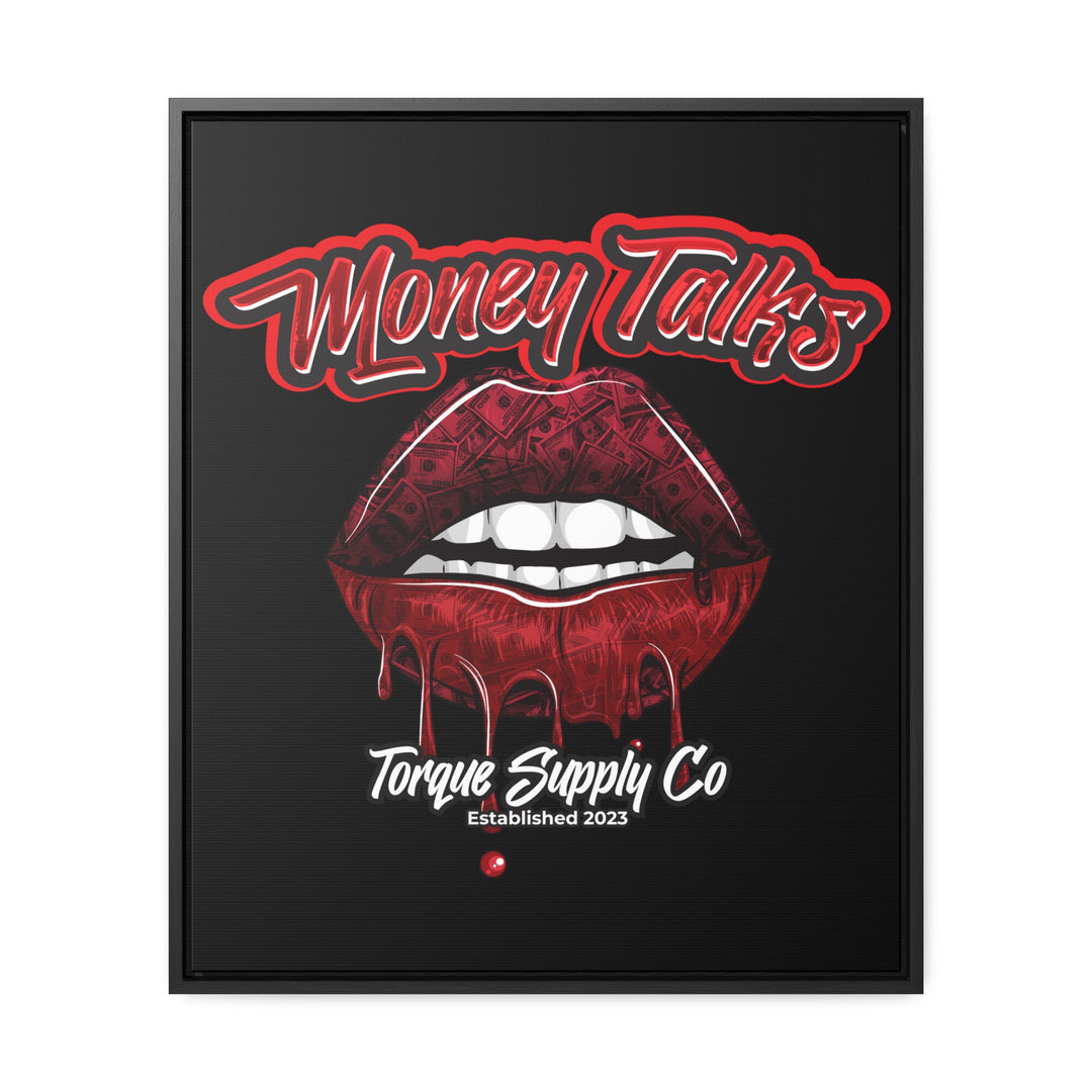 Money Talks Wall Canvas - Torque Supply Co