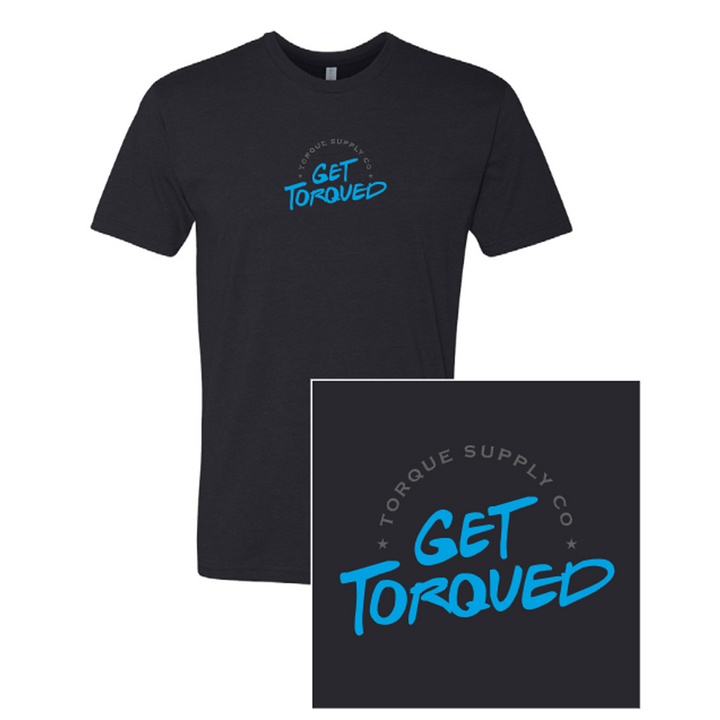 "Get Torqued" Blue Logo T-Shirt