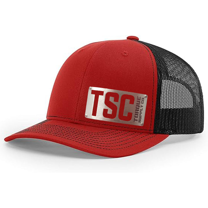 RED EDITION Richardson 112 TSC Metal Badge Hat