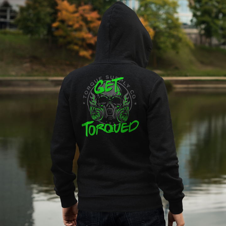 Limited Edition "Get Torqued" Green Logo Hoodie