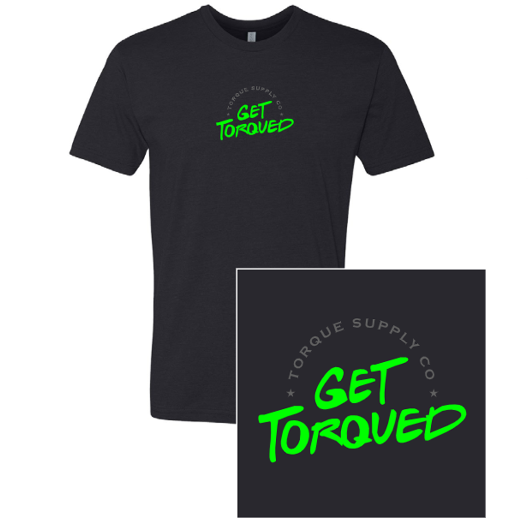 "Get Torqued" Green Logo T-Shirt