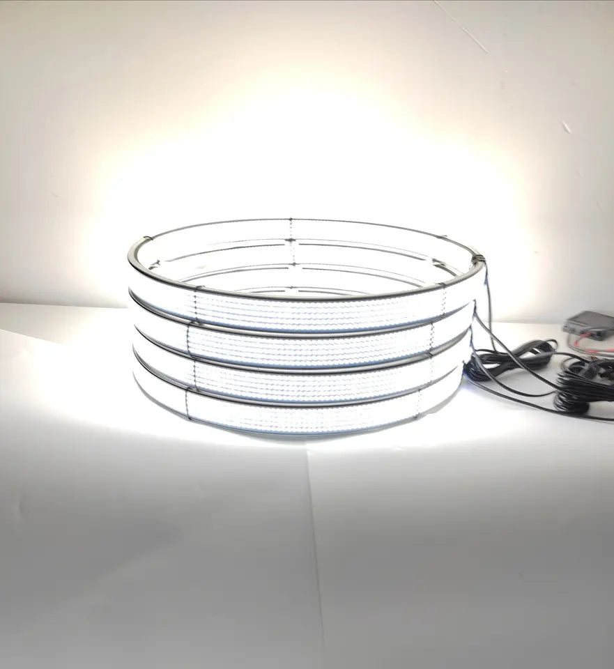 10 Row Super Bright Pure White LED 17" Wheel Lights - Torque Supply Co