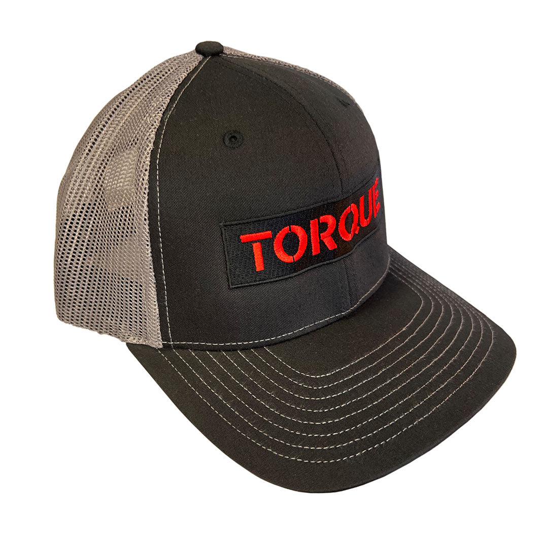 Black and Charcoal Torque Snapback - Torque Supply Co