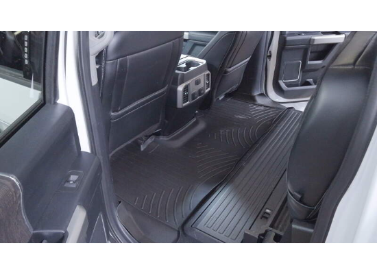 WEATHERTECH DIGITALFIT FLOOR MATS 2ND ROW (BLACK) FORD SUPER DUTY 2017-2022